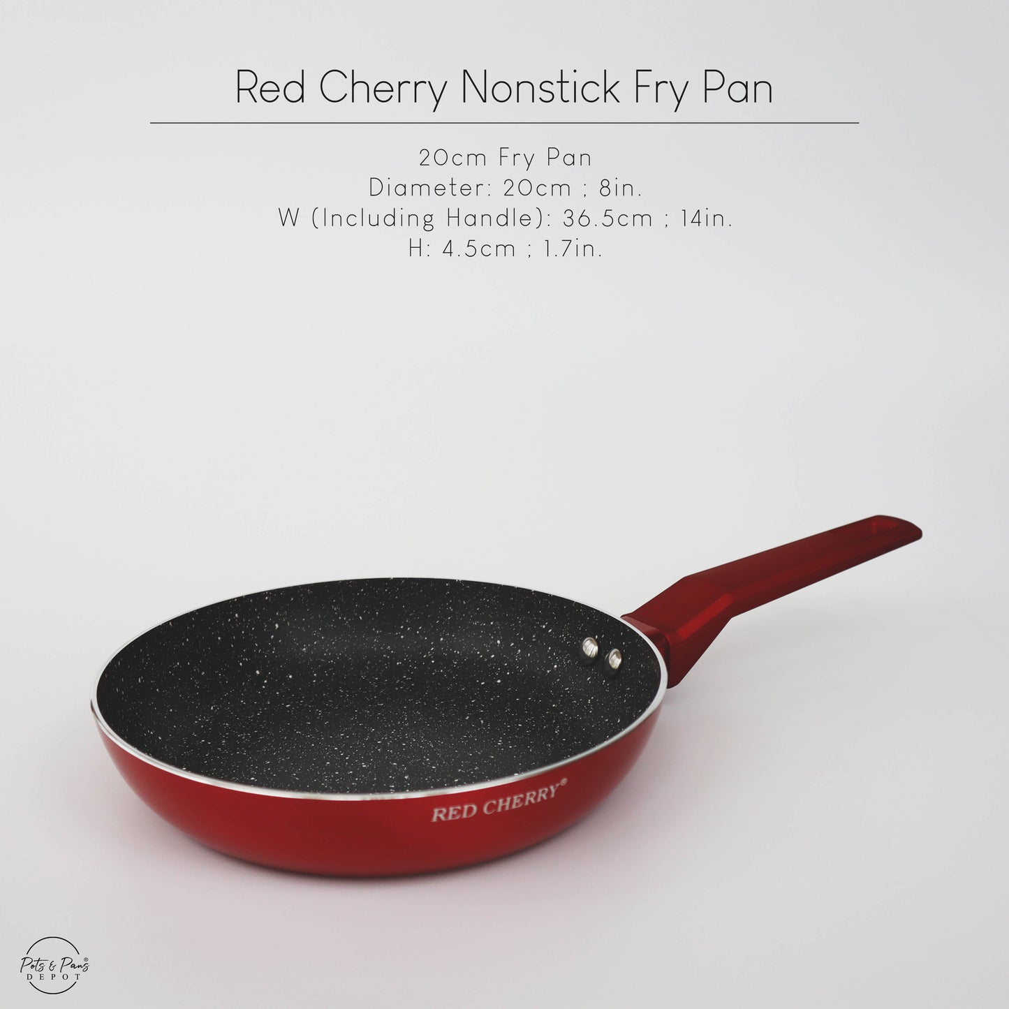 Red Cherry Nonstick Fry Pan