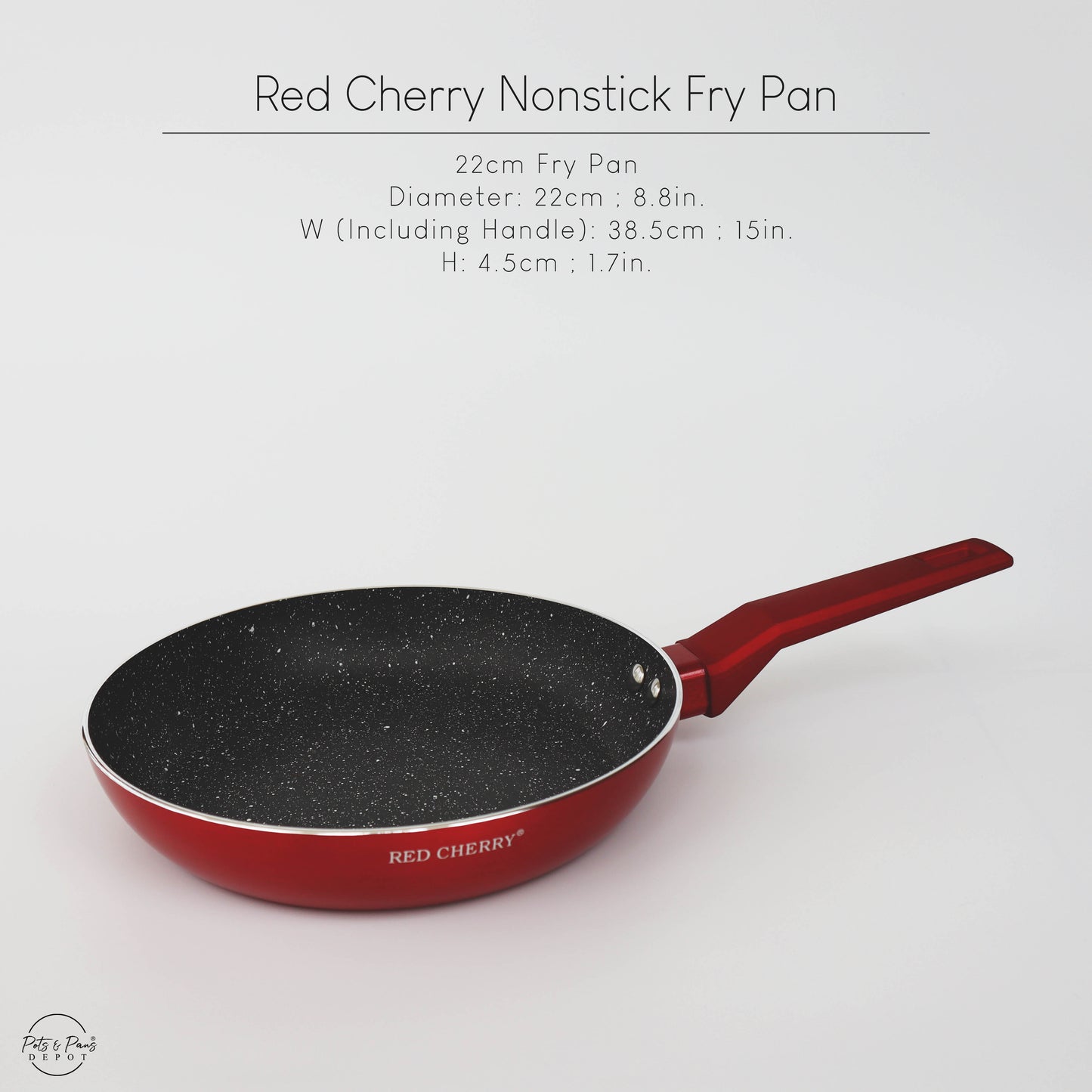 Red Cherry Nonstick Fry Pan