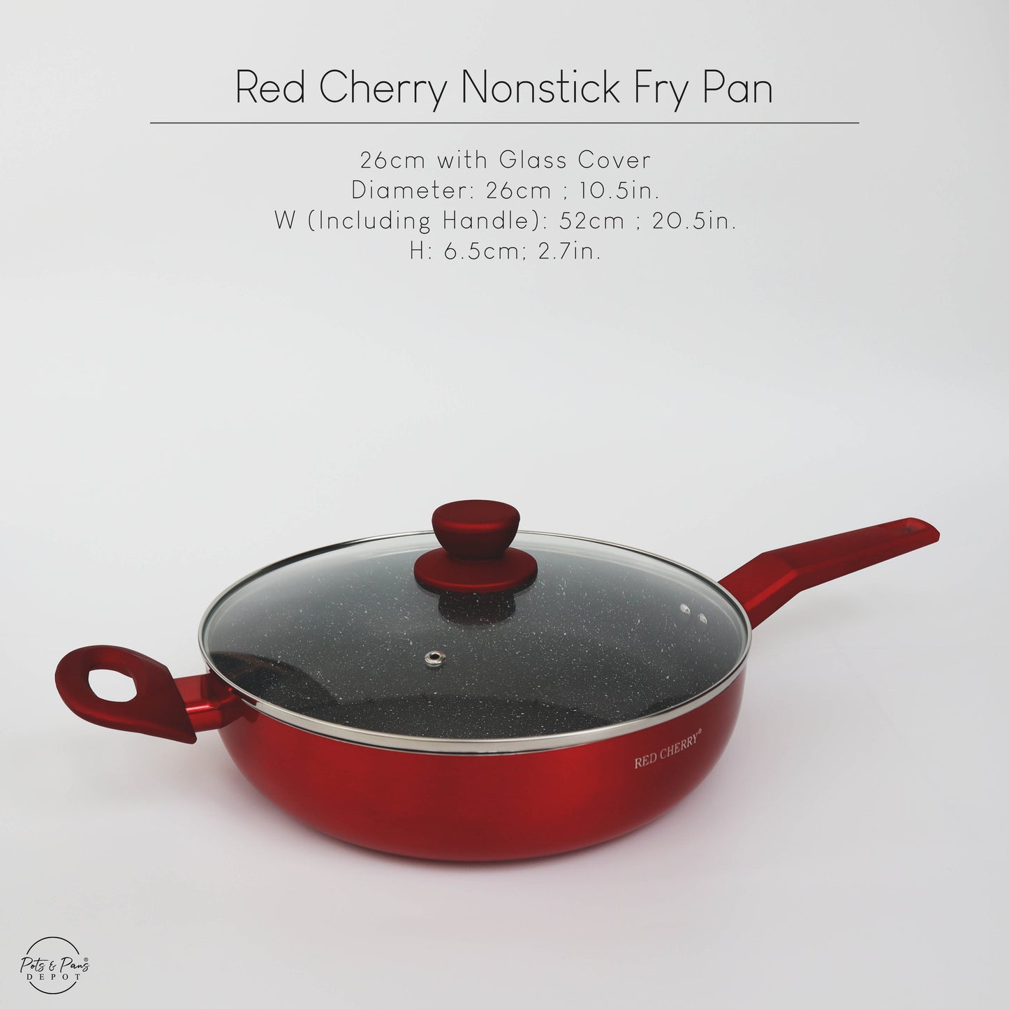 Red Cherry Nonstick Fry Pan