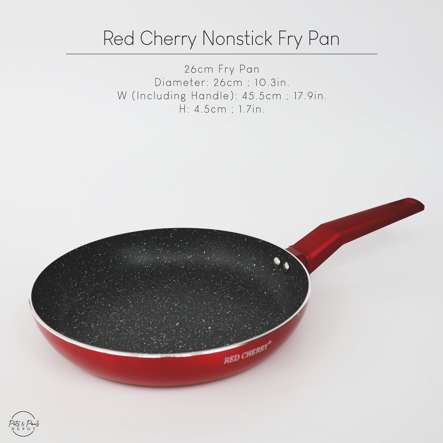 Red Cherry Nonstick Fry Pan