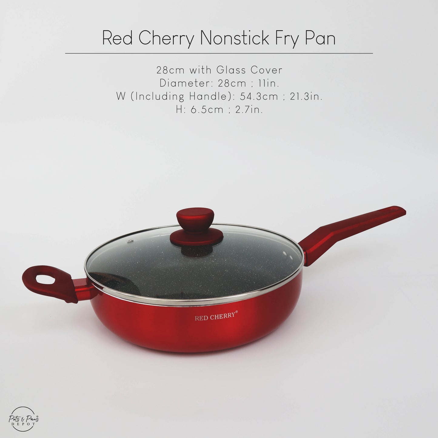 Red Cherry Nonstick Fry Pan