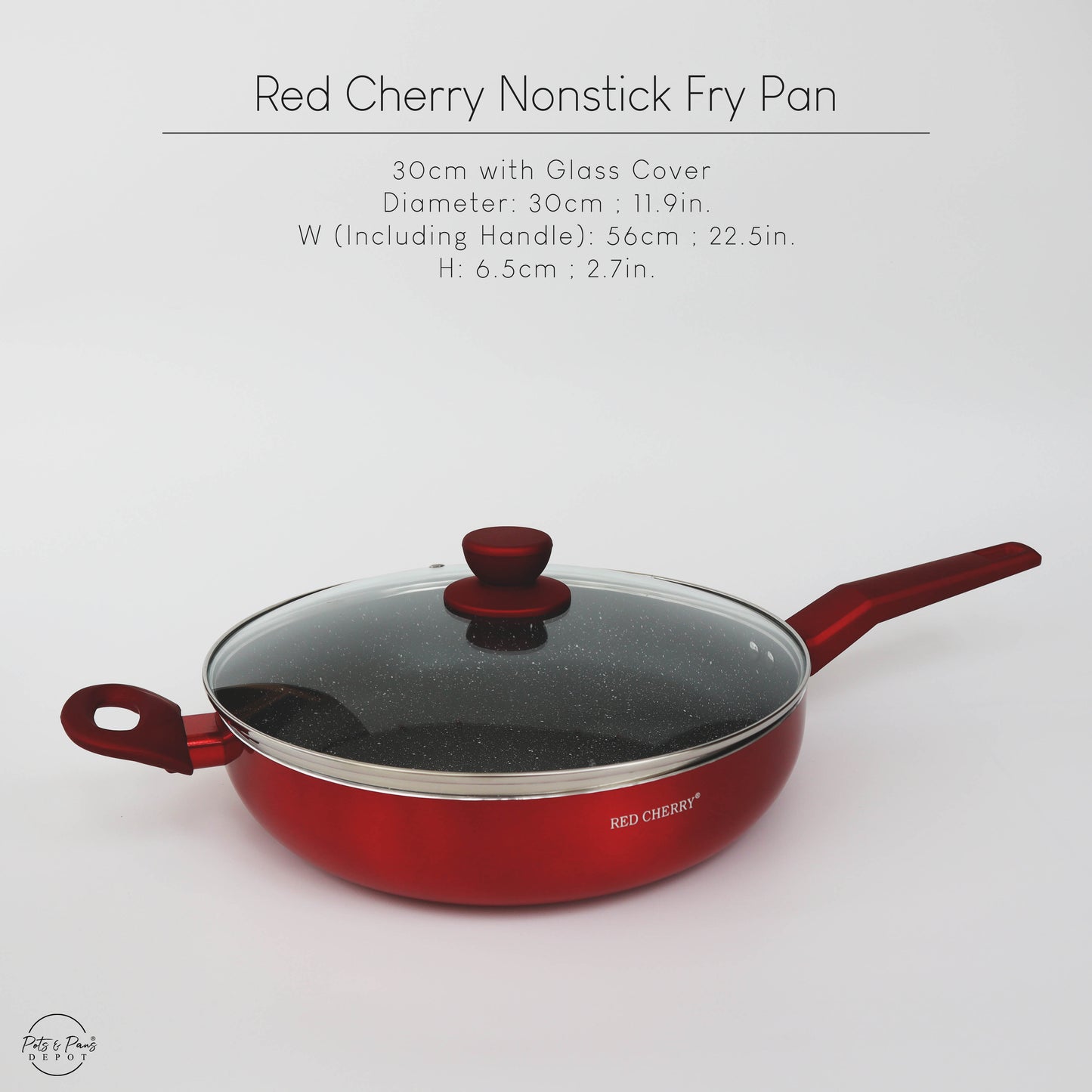 Red Cherry Nonstick Fry Pan