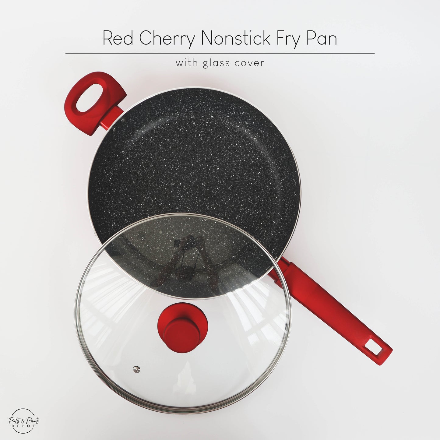 Red Cherry Nonstick Fry Pan