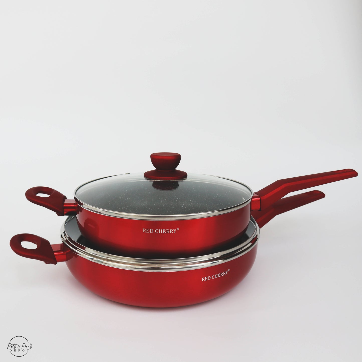 Red Cherry Nonstick Fry Pan