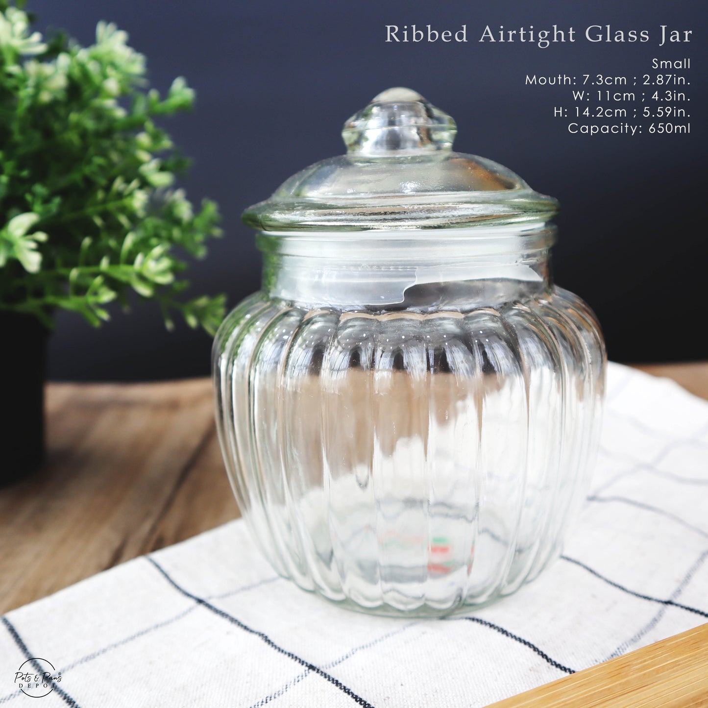 Genie Airtight Glass Jar