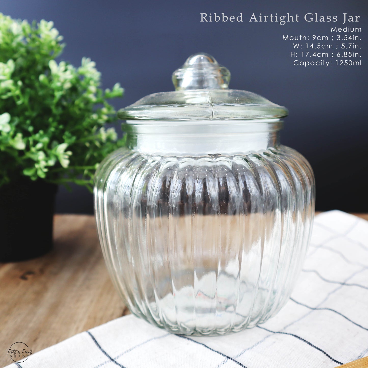 Genie Airtight Glass Jar