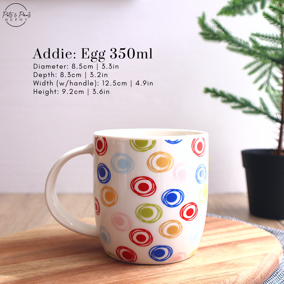 Addie Printed Ceramic Coffee Mug