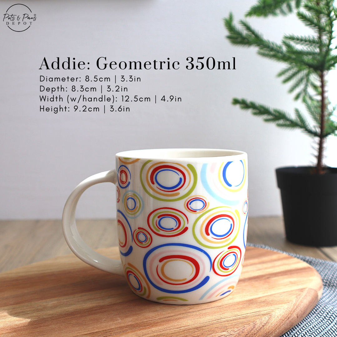 Addie Printed Ceramic Coffee Mug