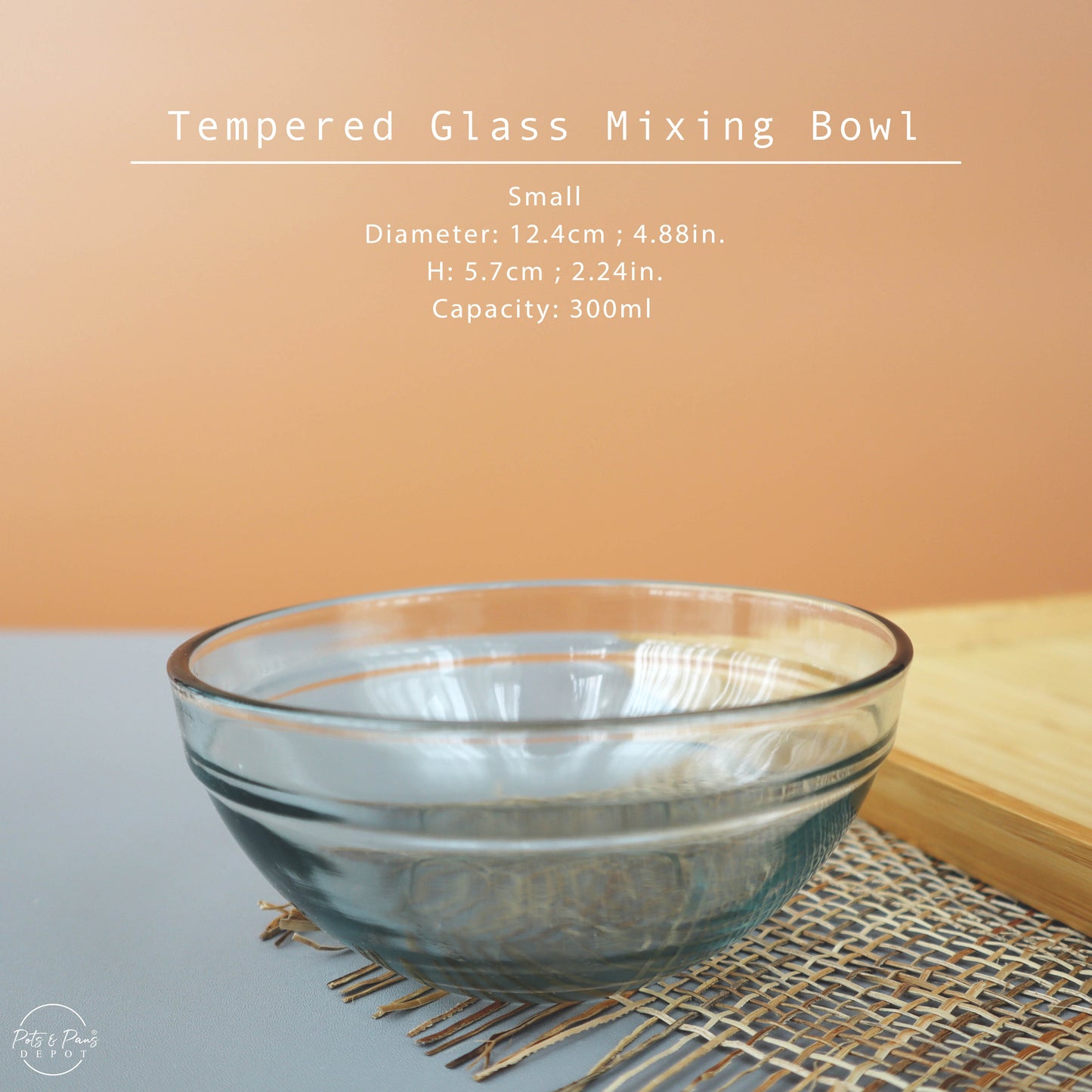 Tempered Glass Mixing Bowl