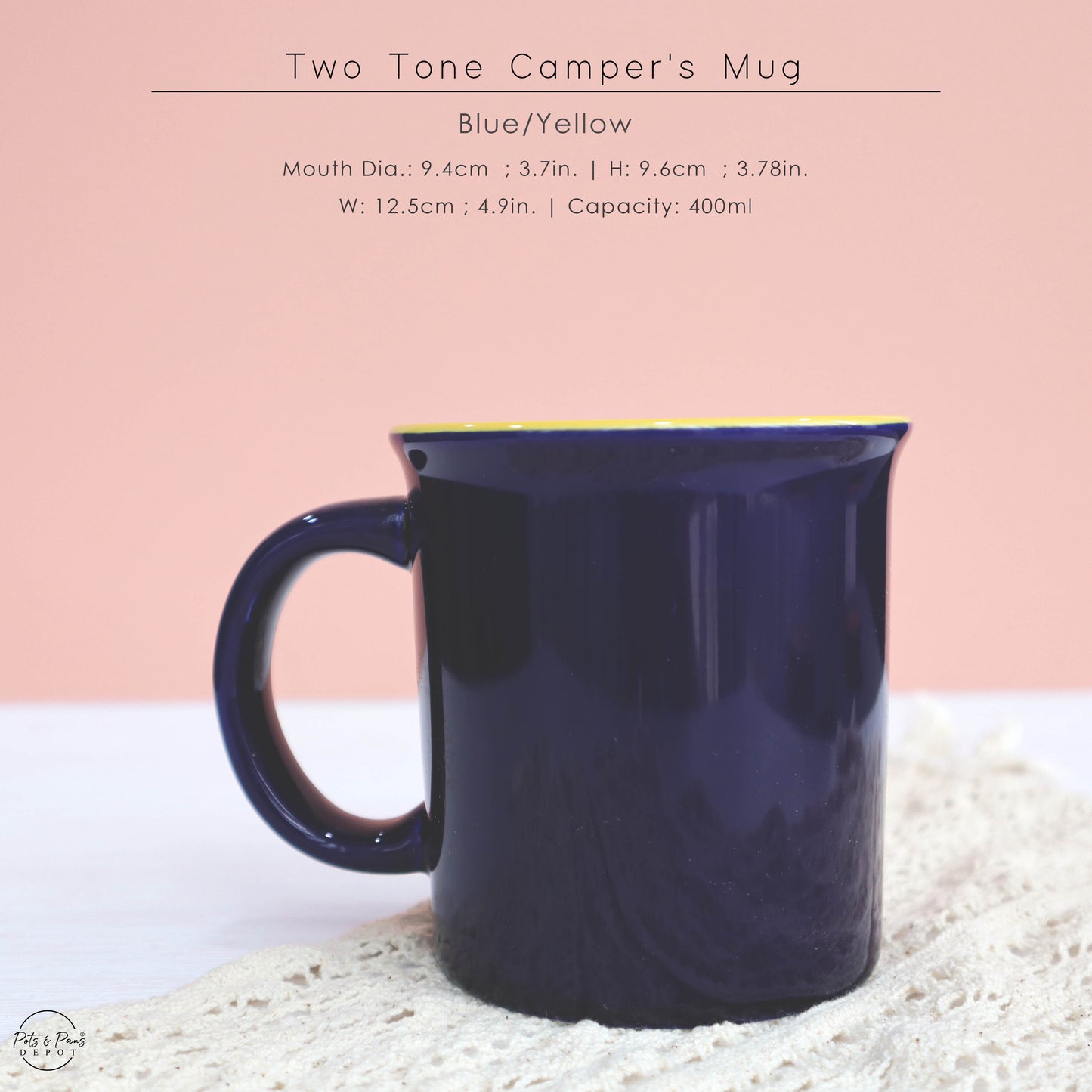 Porcelain Camper Mug