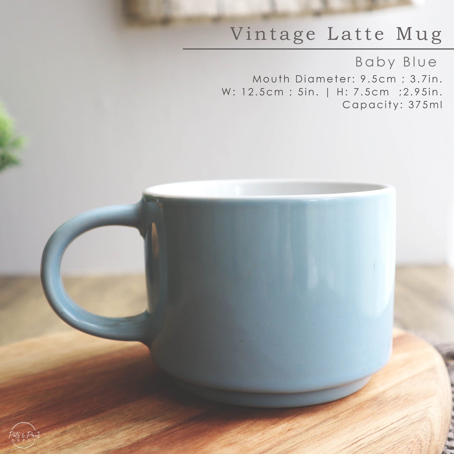 Vintage Latte Mug
