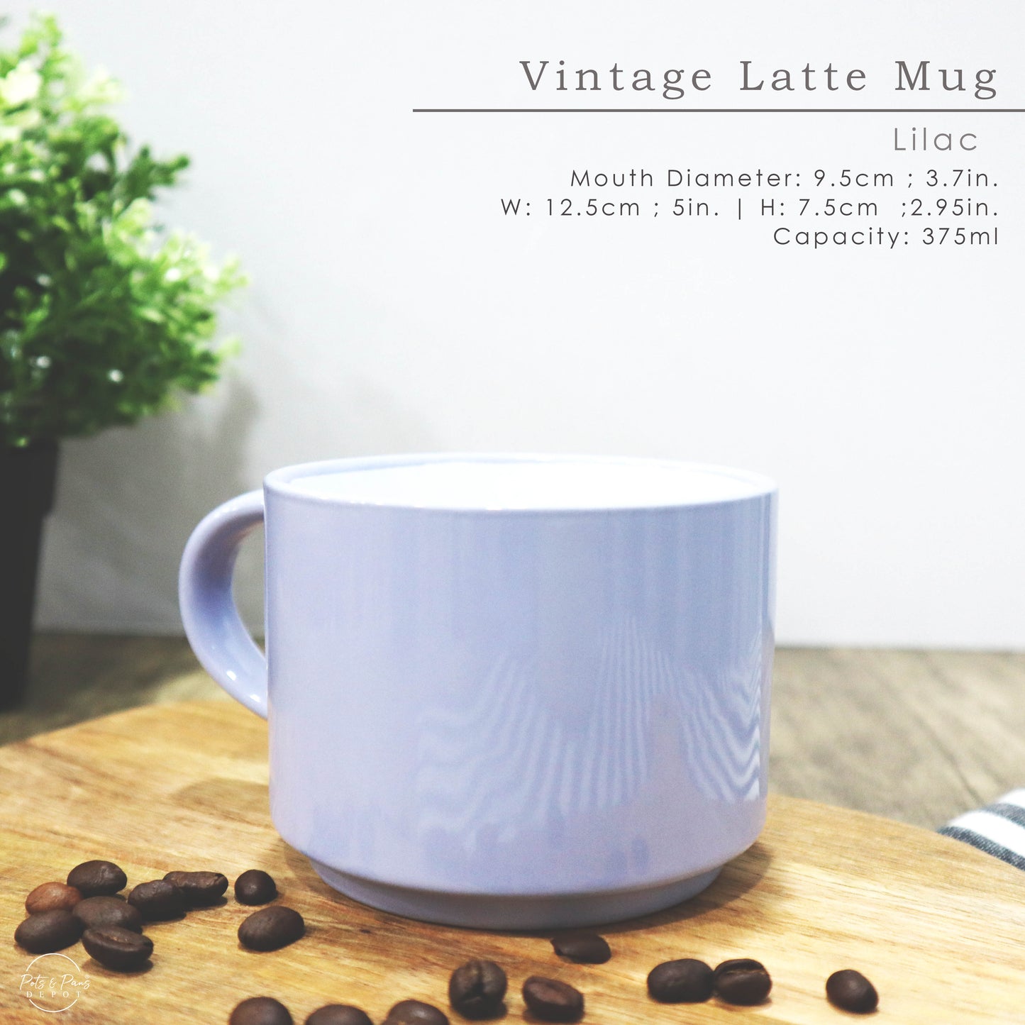 Vintage Latte Mug