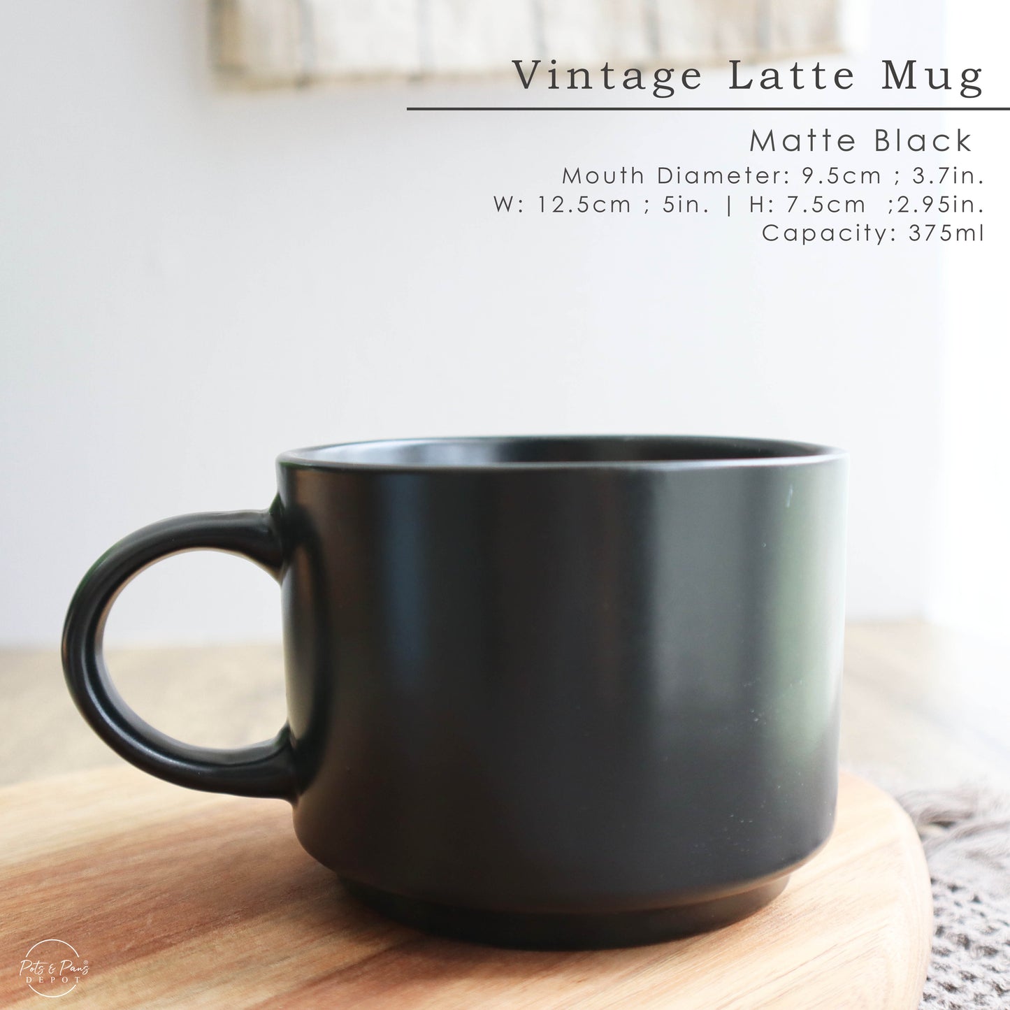 Vintage Latte Mug
