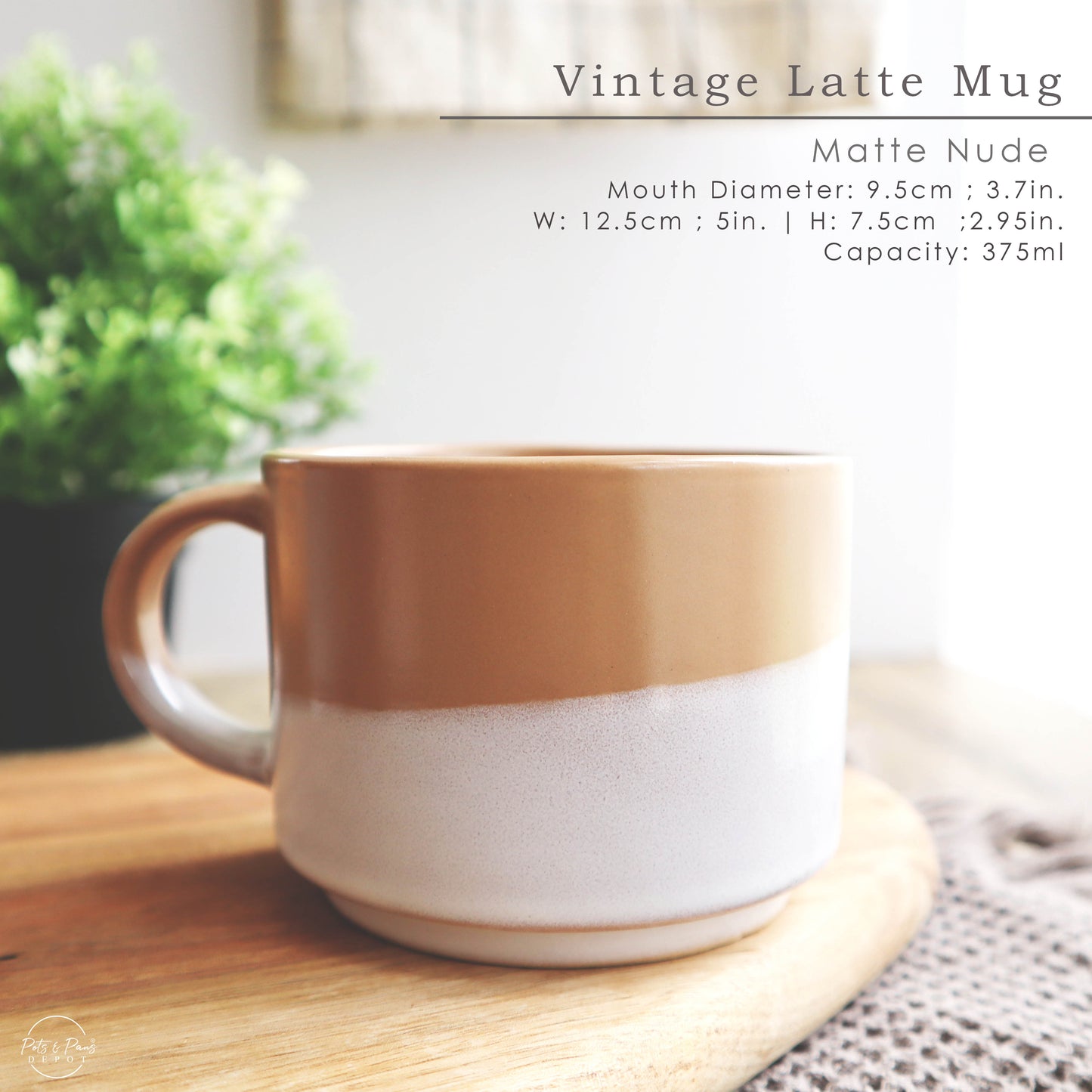 Vintage Latte Mug