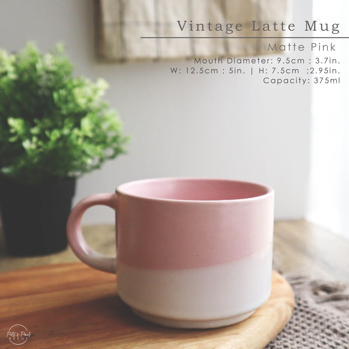 Vintage Latte Mug