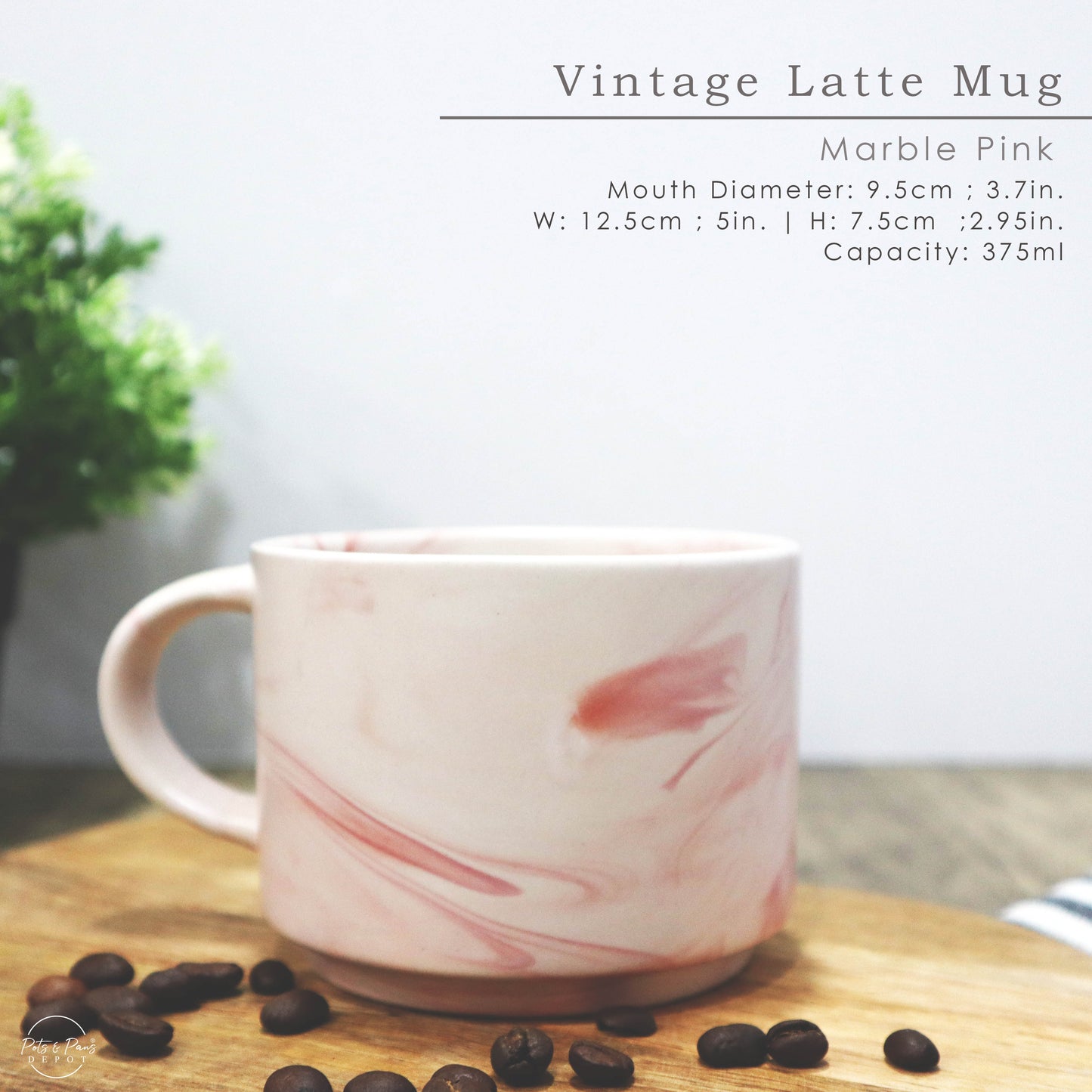 Vintage Latte Mug