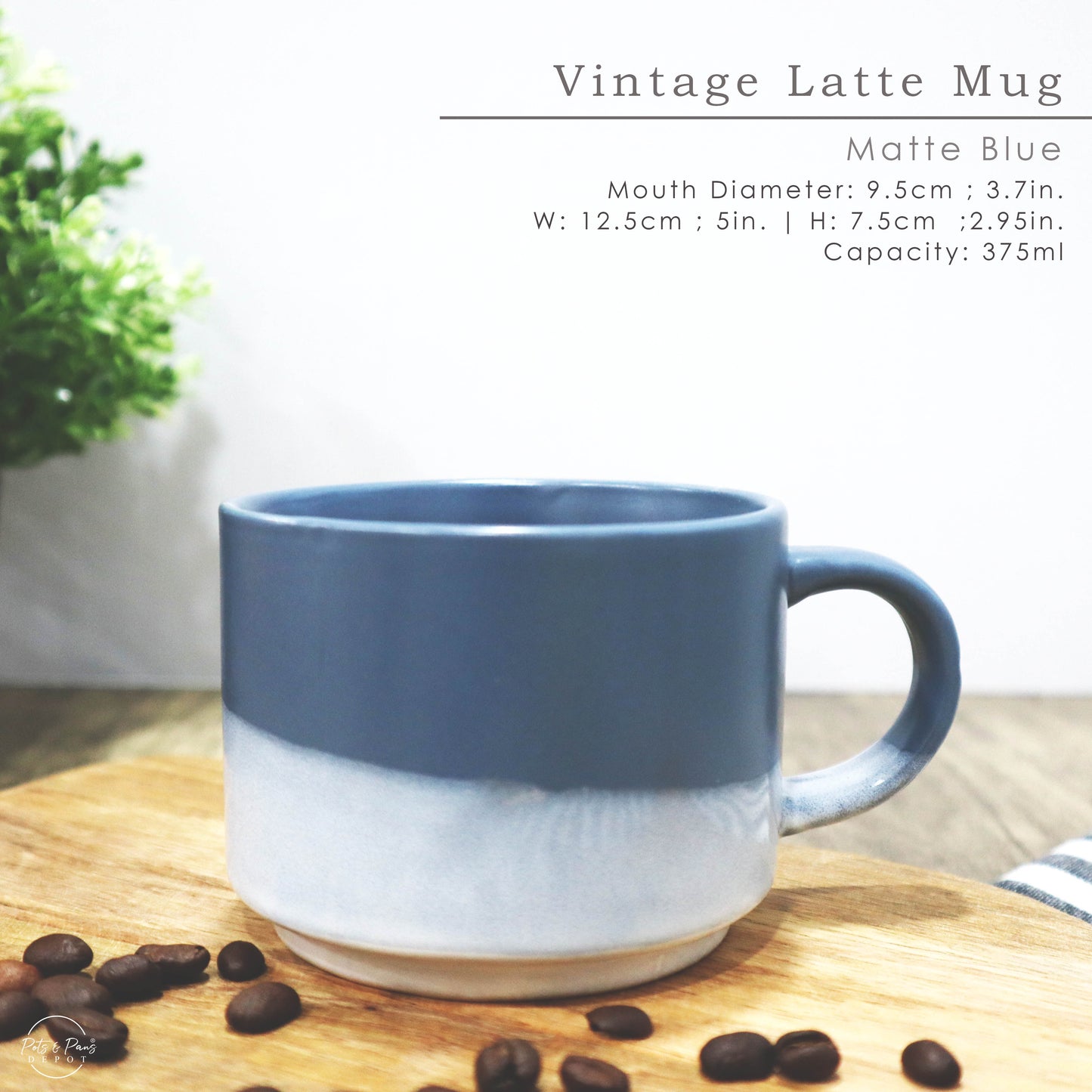 Vintage Latte Mug