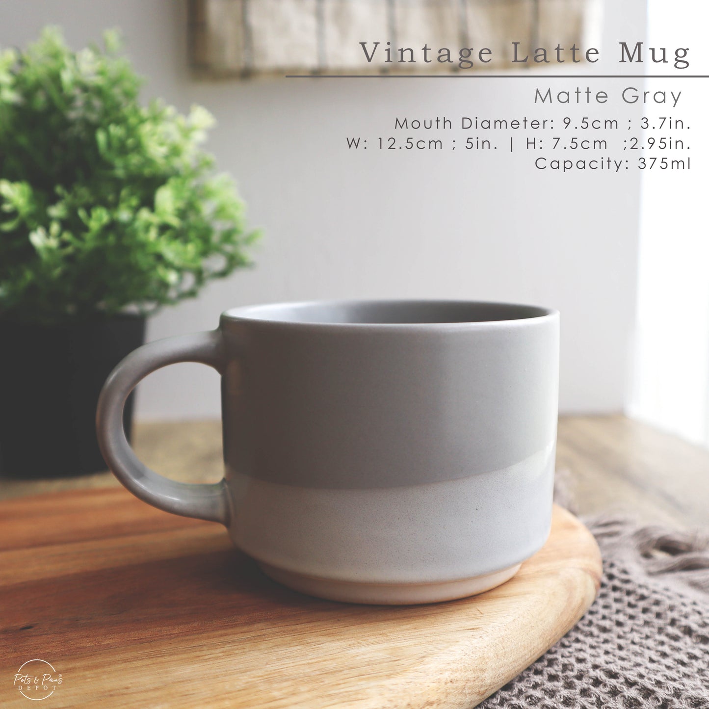 Vintage Latte Mug