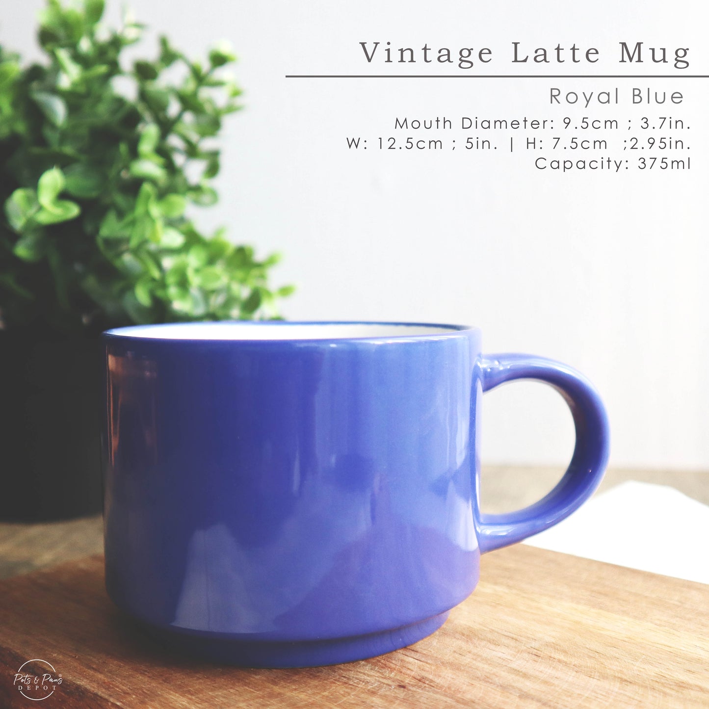 Vintage Latte Mug