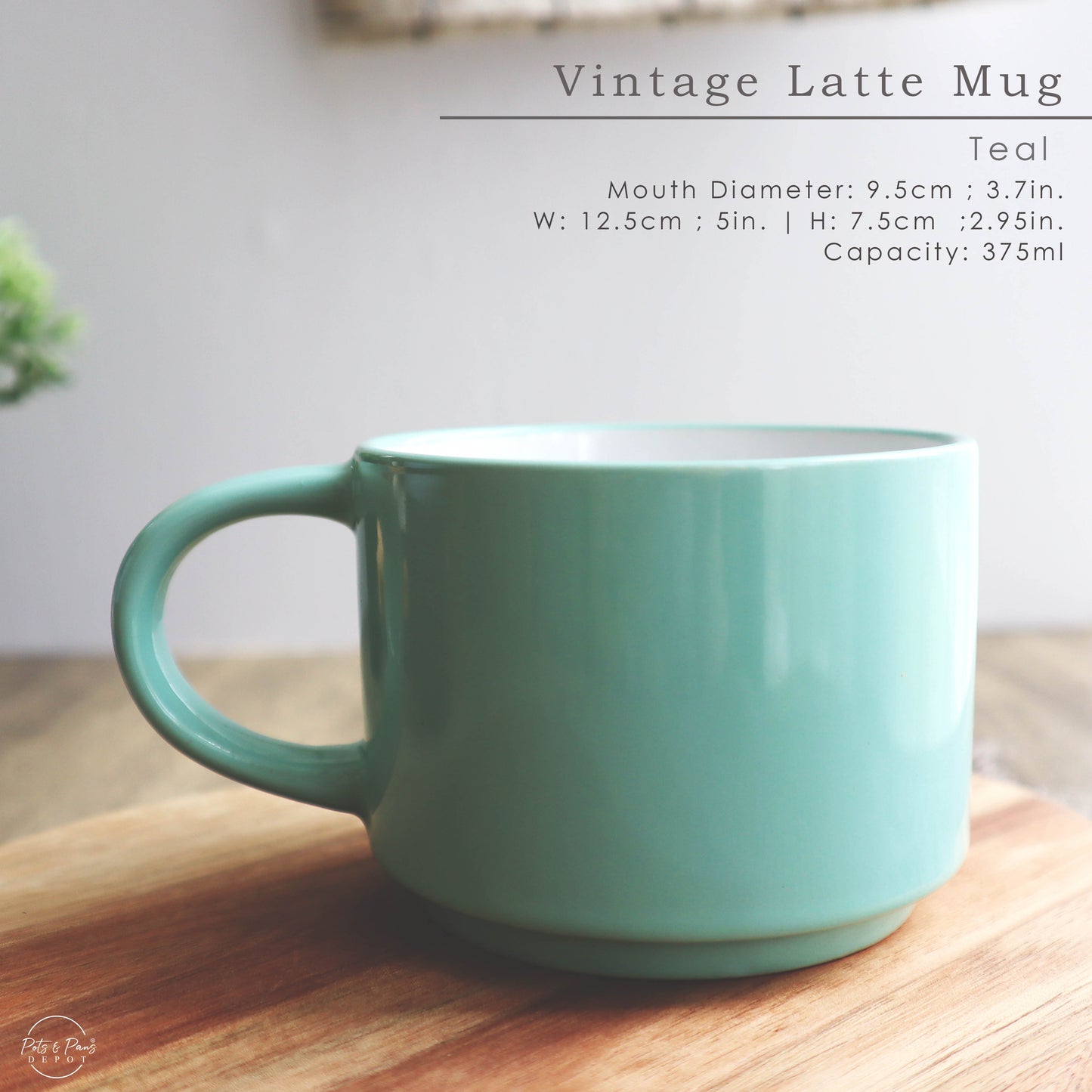 Vintage Latte Mug