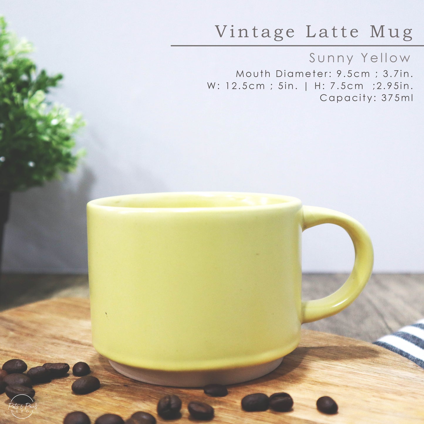 Vintage Latte Mug