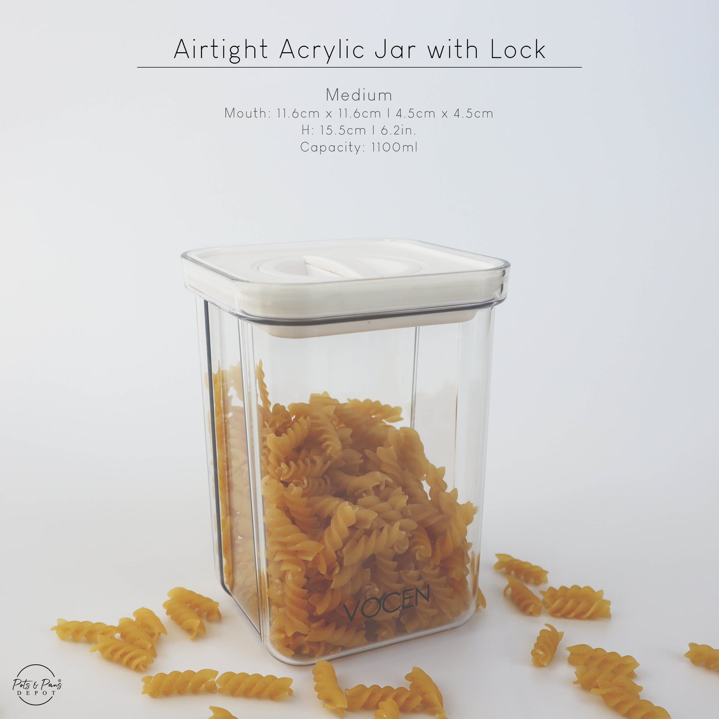 Vocen Airtight Food Storage with Lock