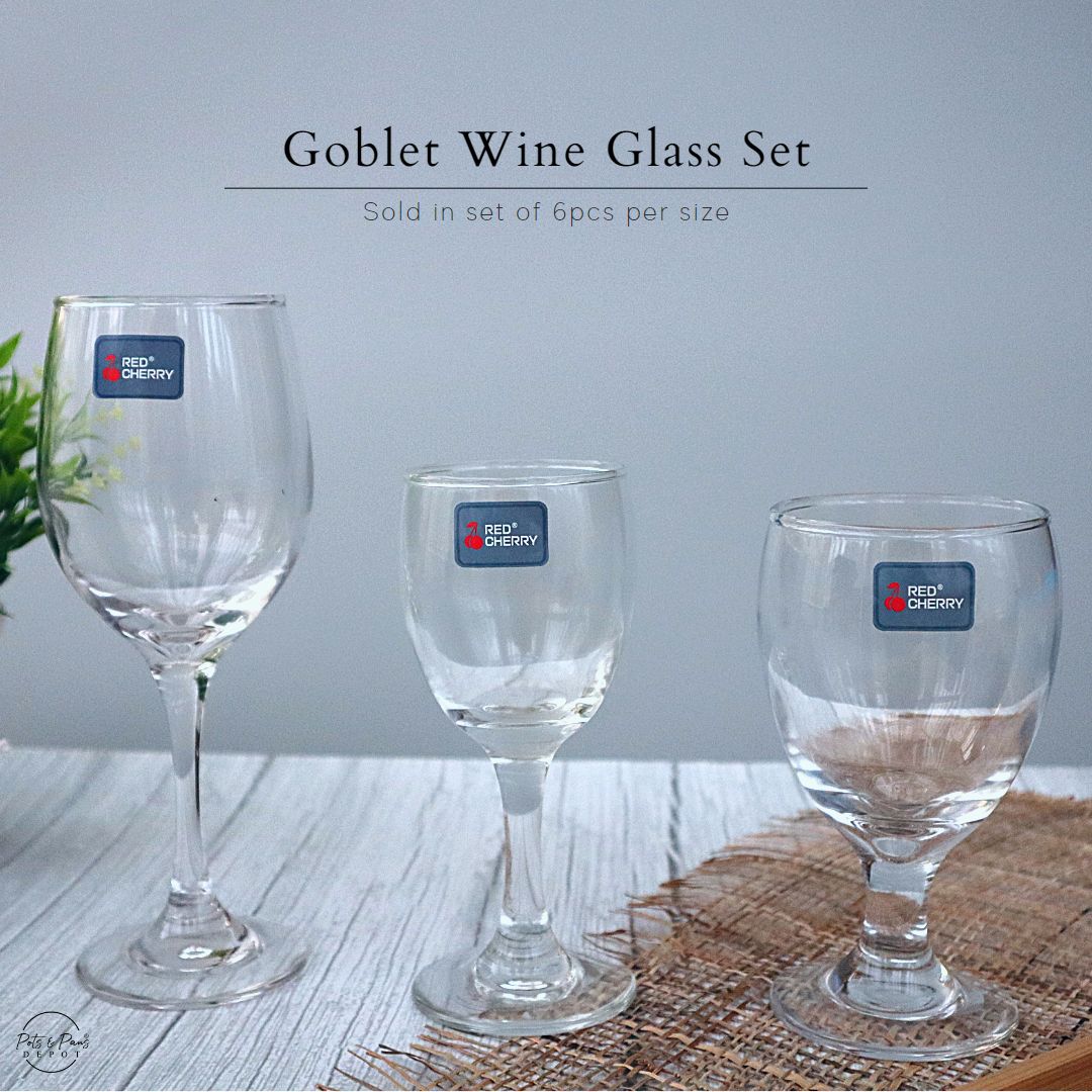 Goblet Wine Glass Set