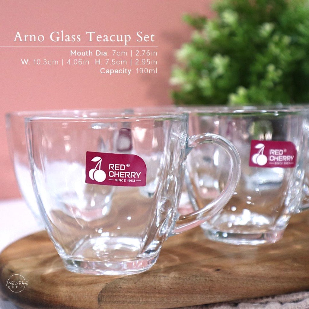 Arno Glass Teacup Set